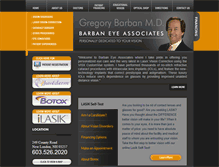 Tablet Screenshot of barbaneye.com